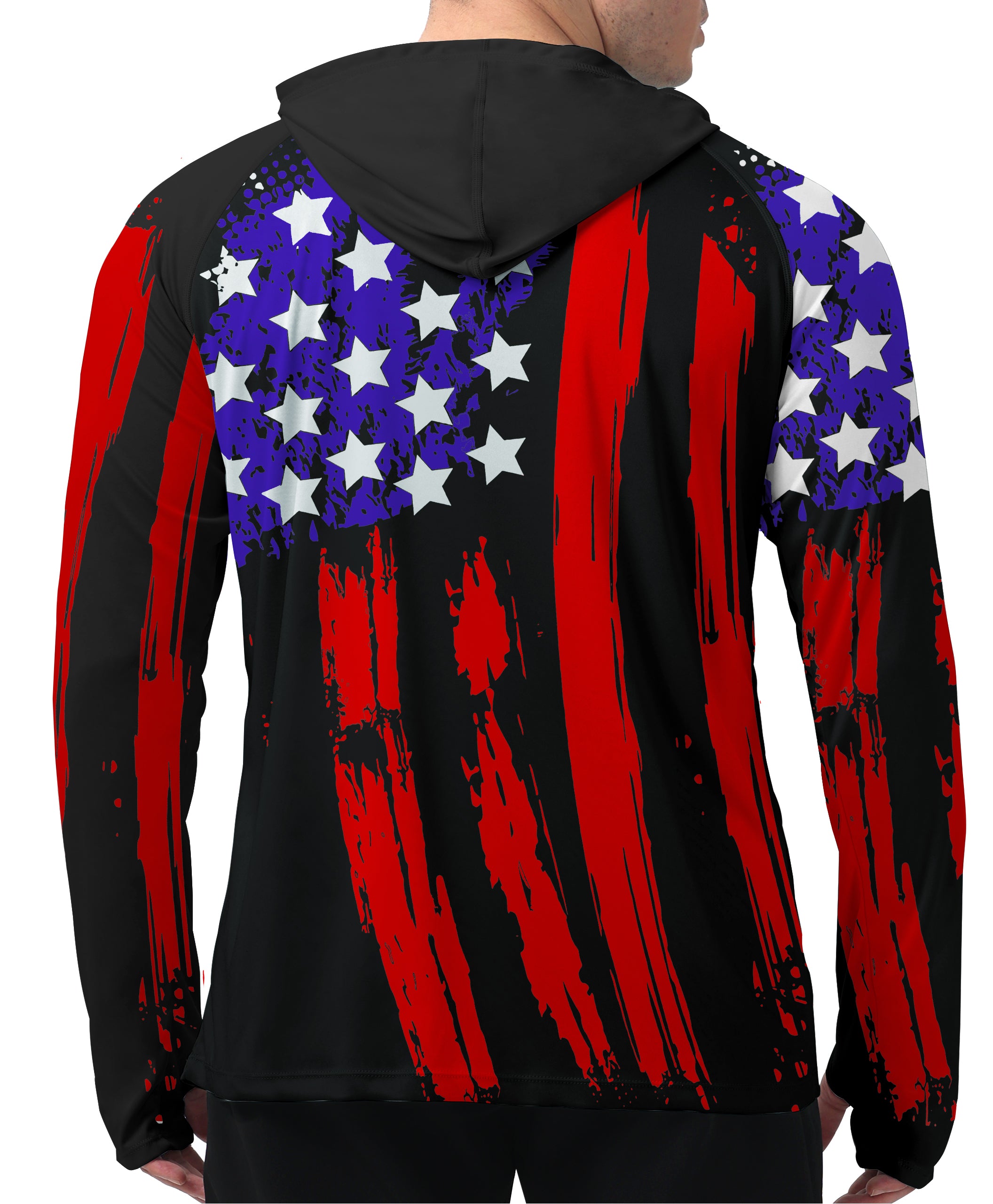 Black-Flag Design UPF 50+ Sunscreen Hoodie