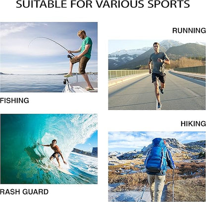 White Splash-Ink UPF 50+ Sunscreen Hoodie