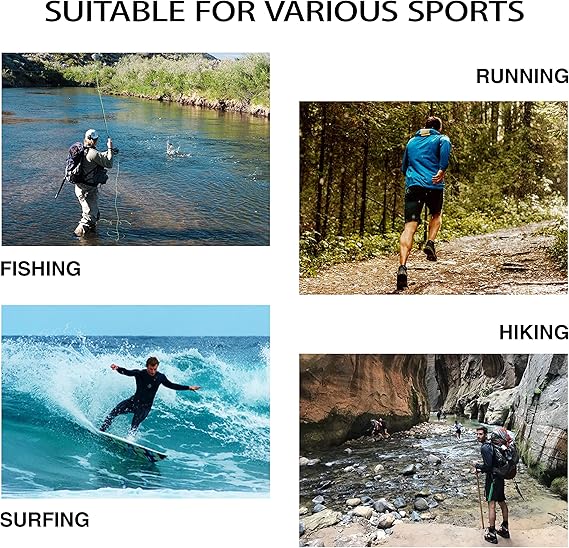 Ocean Blue Splash-Ink UPF 50+ Sunscreen Hoodie