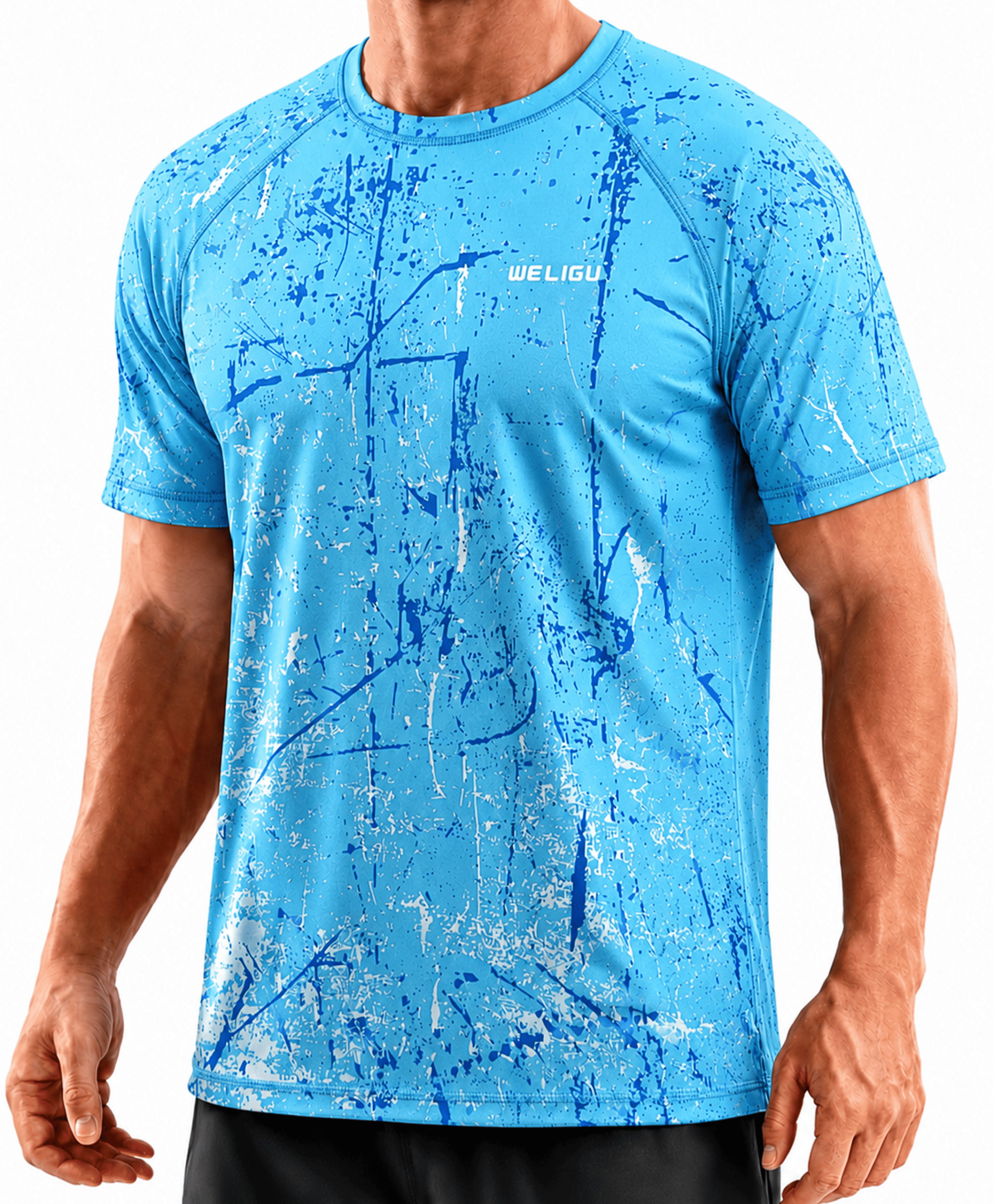 Abstract Camo Short Sleeve
