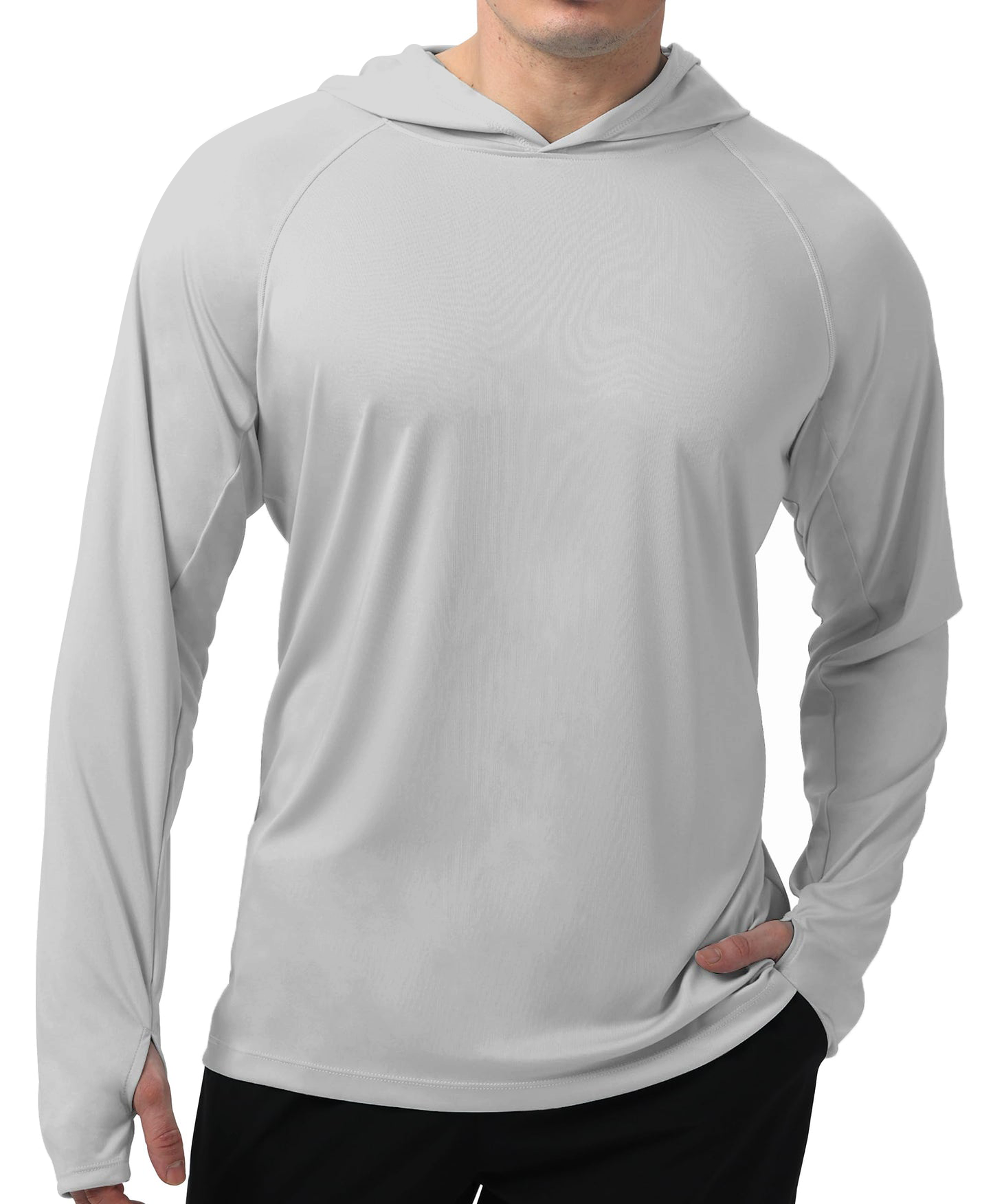 Azure Solid Color UPF 50+ Sunscreen Hoodie