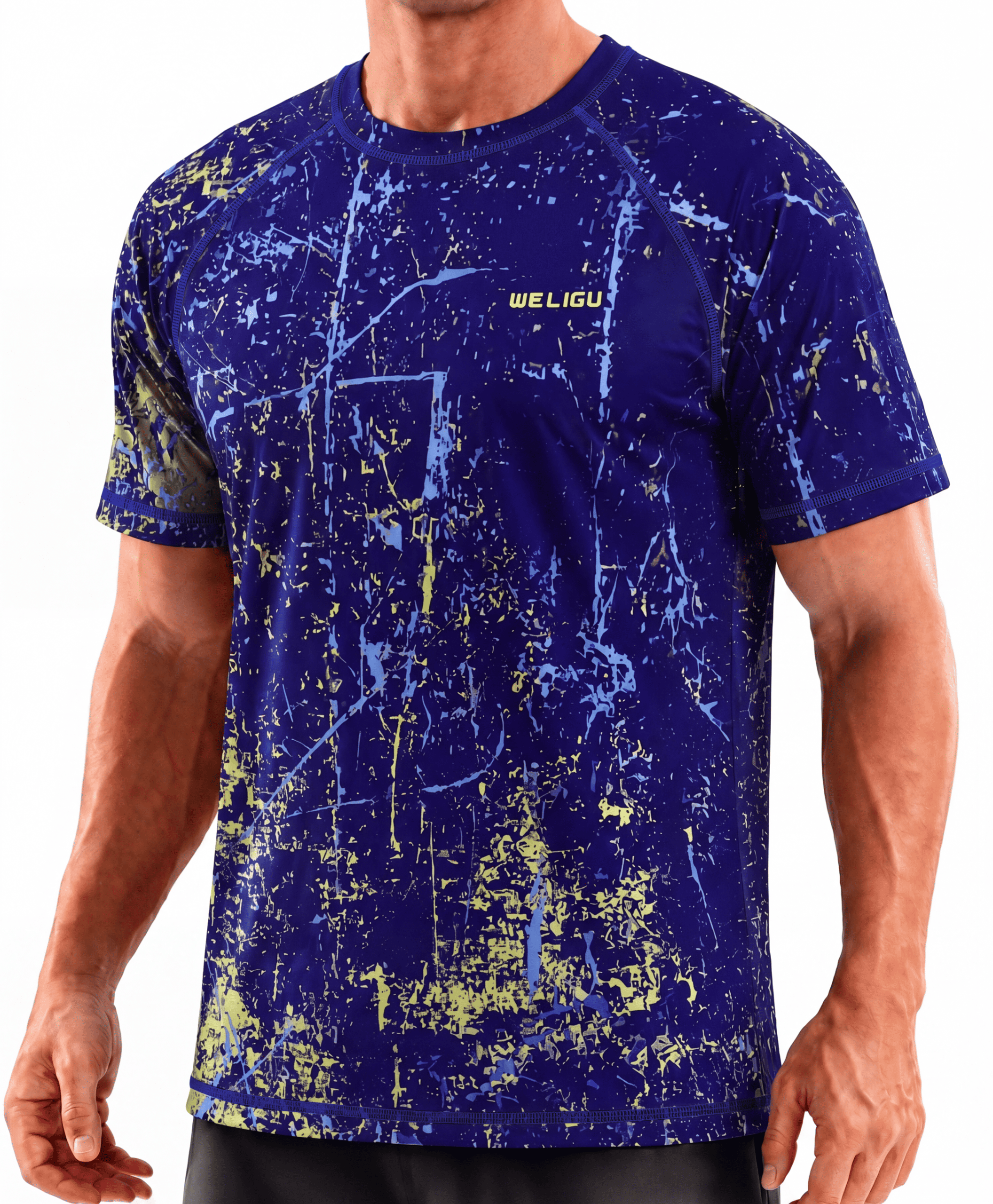 Abstract Camo Short Sleeve