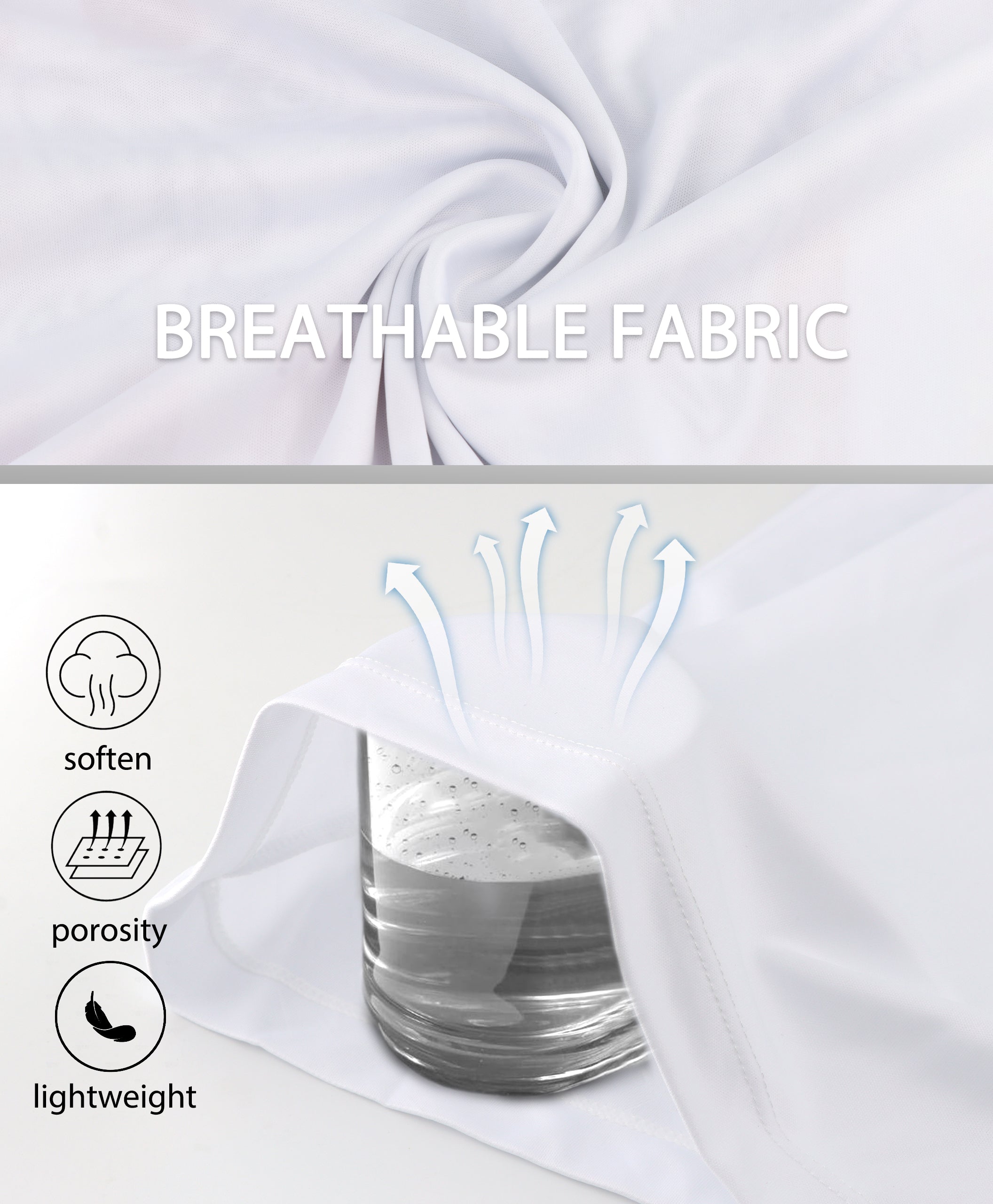 White Design UPF 50+ Sunscreen Hoodie