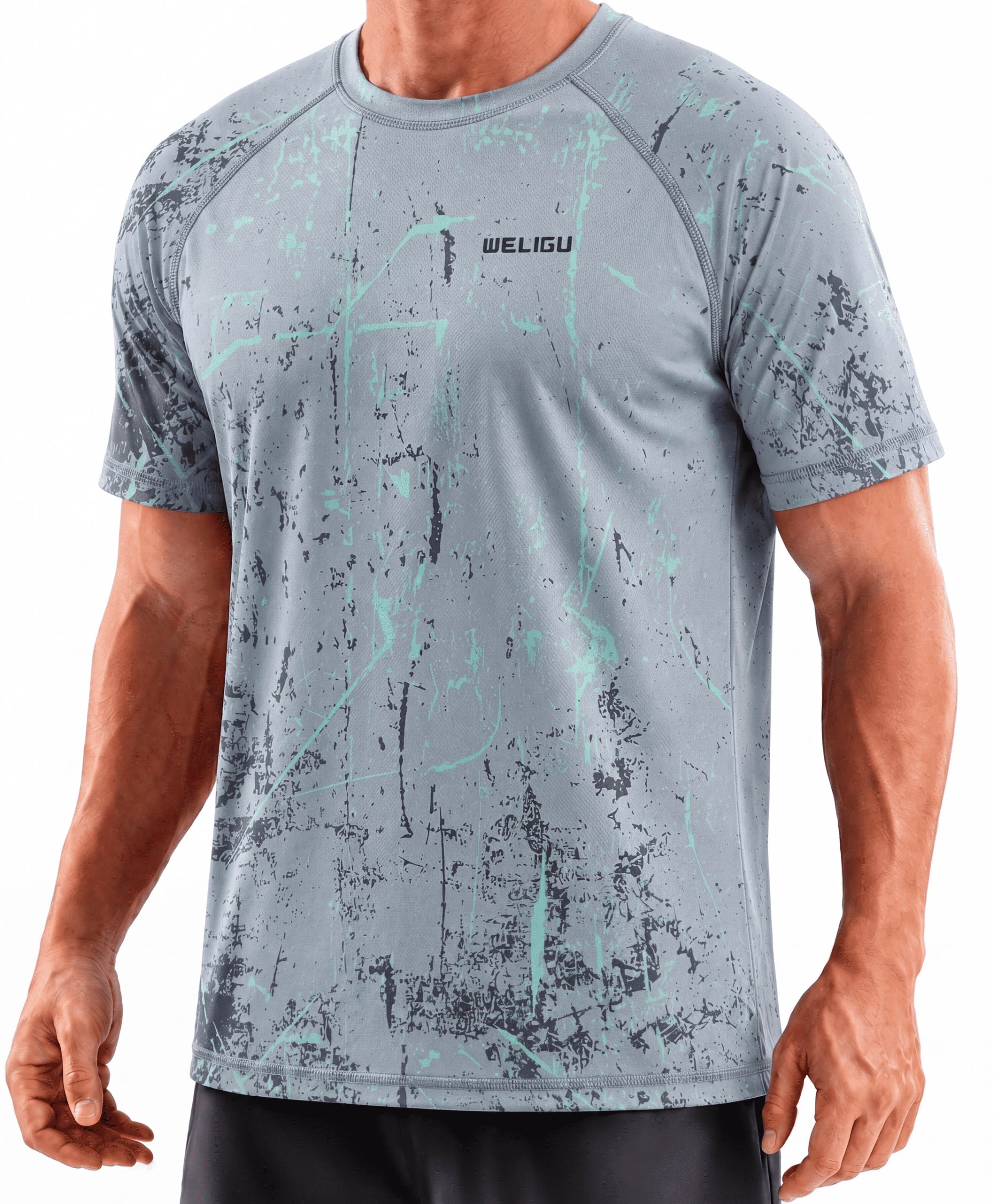 Abstract Camo Short Sleeve