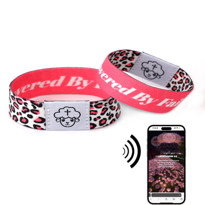 FaithWrist Daily Bible Verse Bracelet - Waterproof, Stretchable & Reversible with Upgraded Chip for Enhanced Performance