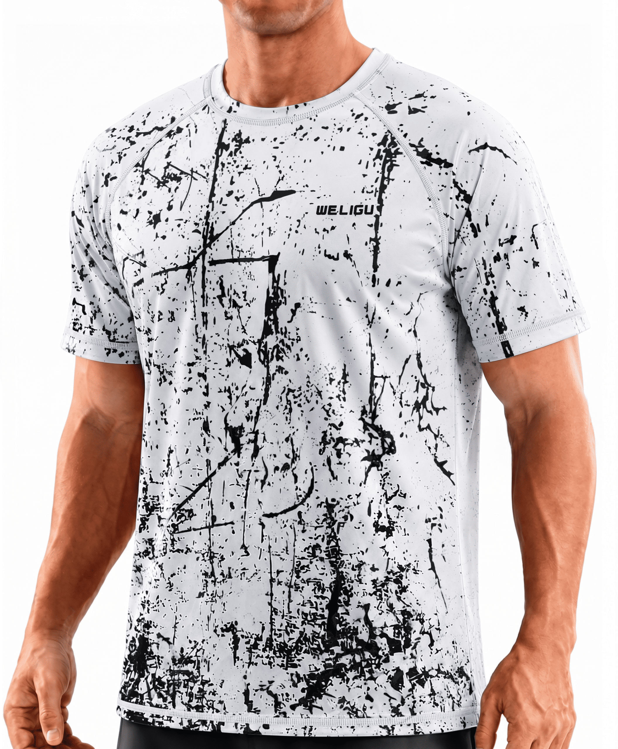 Abstract Camo Short Sleeve