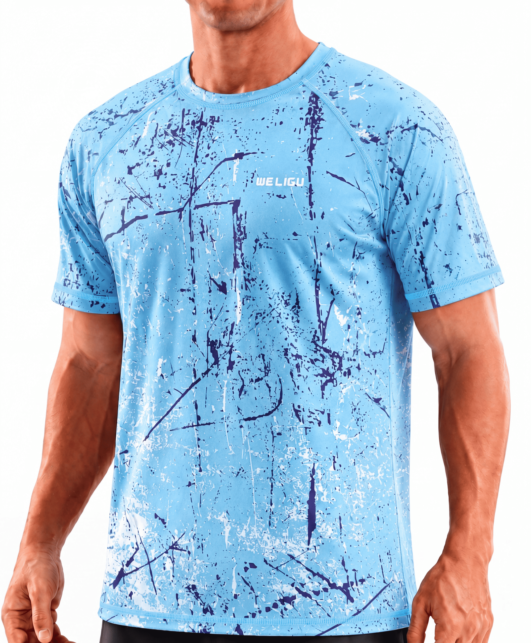 Abstract Camo Short Sleeve