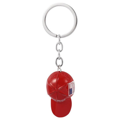 Hat Metal Keychain Baseball Cap Keychain,Metal Key Chain Keychain Ring with USA Flag,Flag Hat Metal Key Chain