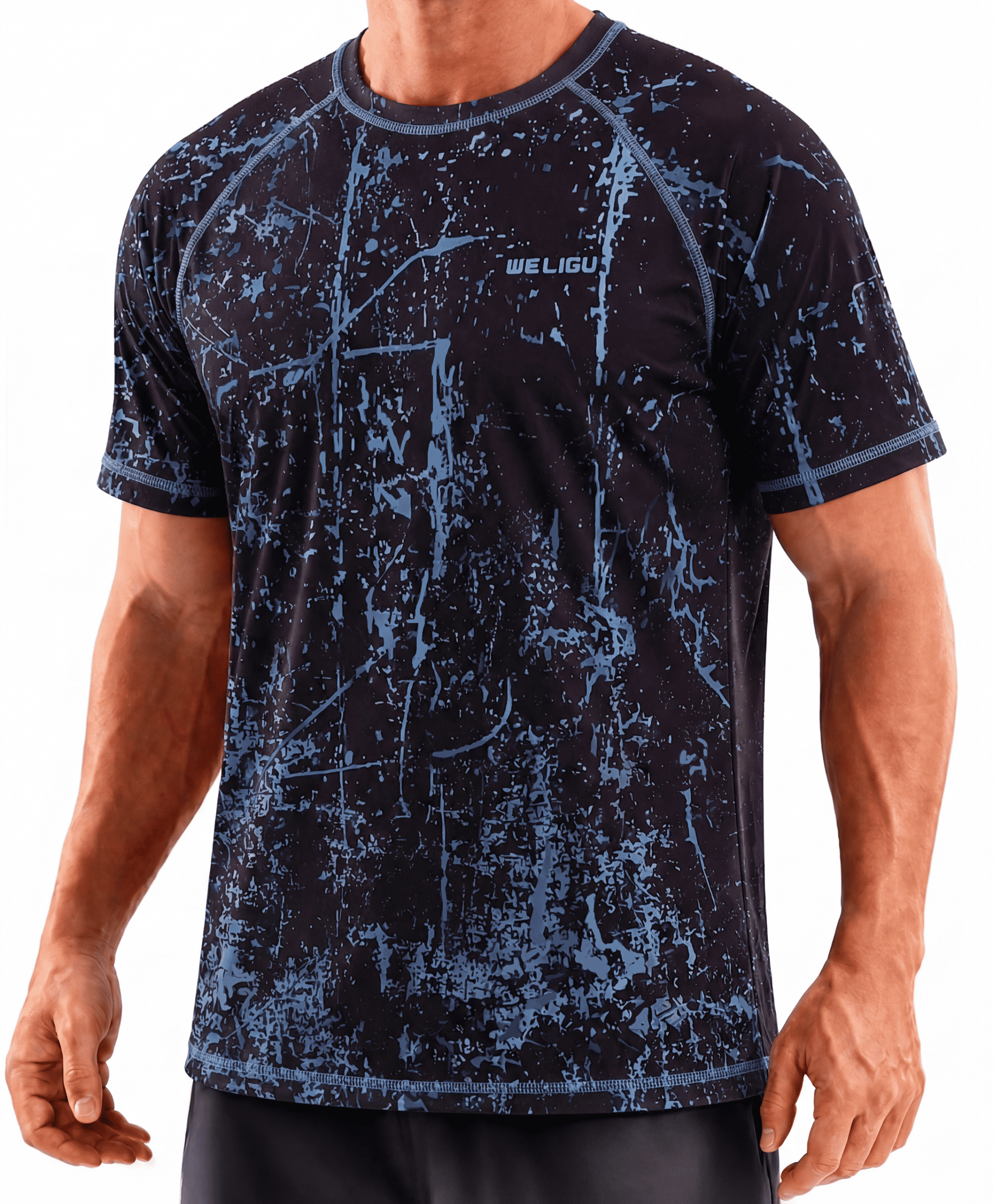 Abstract Camo Short Sleeve