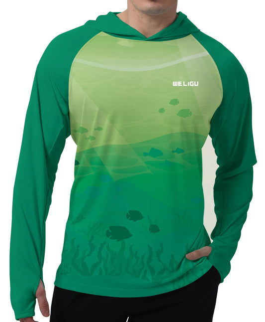 Green Design UPF 50+ Sunscreen Hoodie