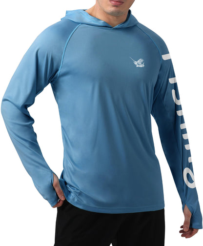 Blue-Fish Design UPF 50+ Sunscreen Hoodie