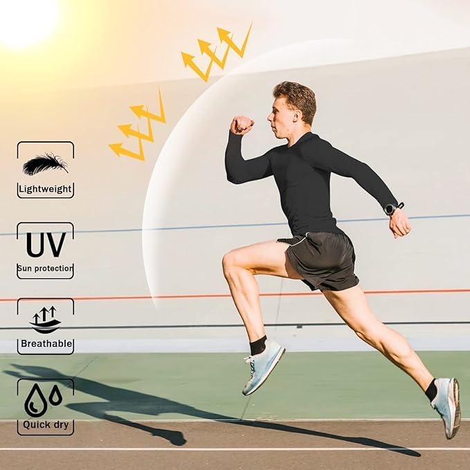 Pure Black Solid Color UPF 50+ Sunscreen Hoodie