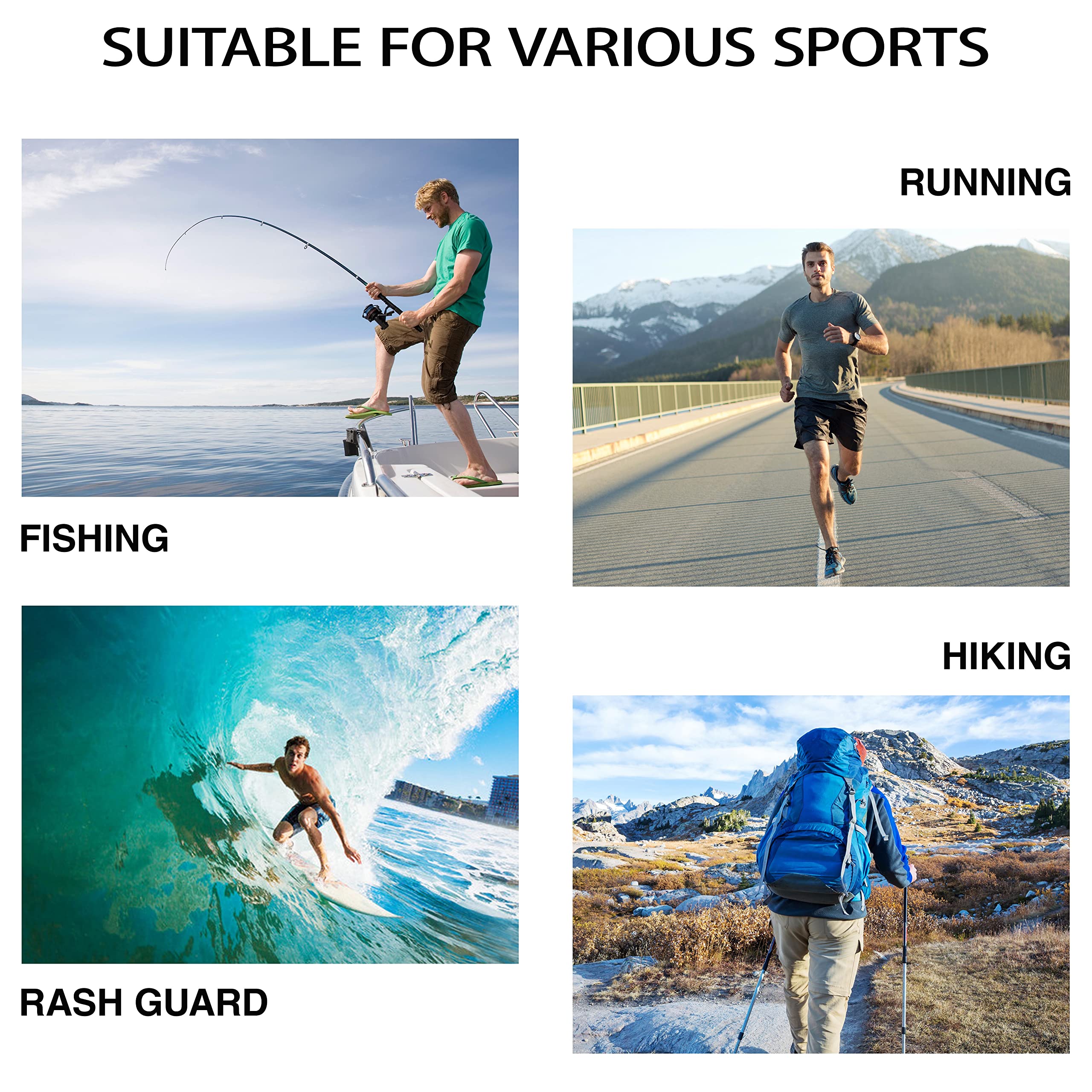 White Splash-Ink UPF 50+ Sunscreen Hoodie