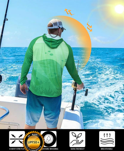 Green Design UPF 50+ Sunscreen Hoodie
