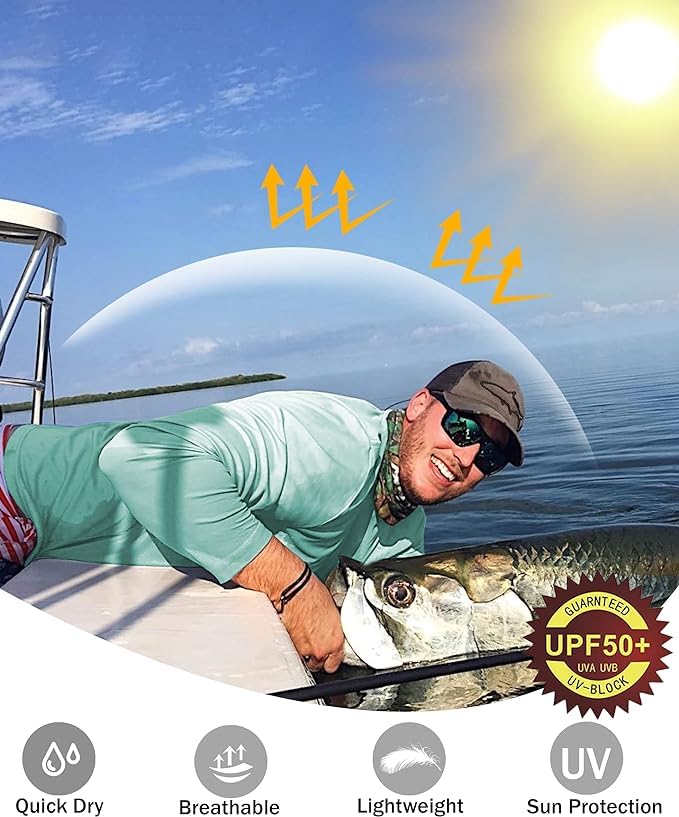 Azure Solid Color UPF 50+ Sunscreen Hoodie